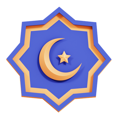 Ornement du Ramadan  3D Icon