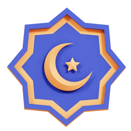 Ornement du Ramadan  3D Icon