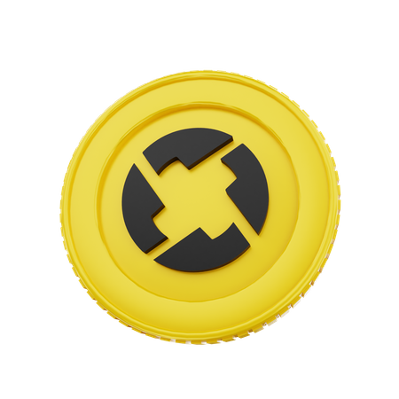 Moneda de oro 0 X  3D Icon