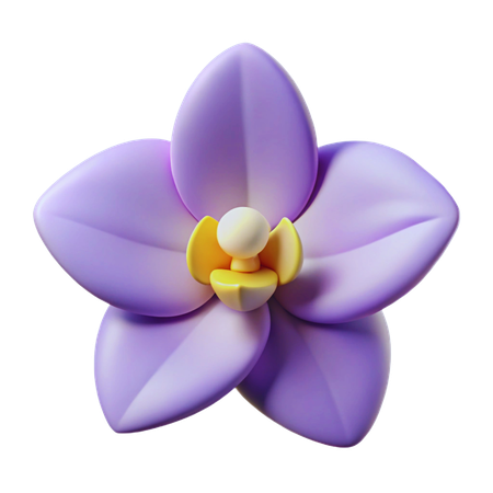 Orquídea  3D Icon