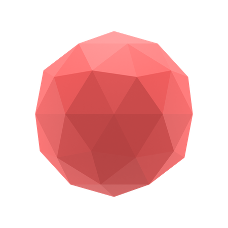 Orthographic Icosphere  3D Icon