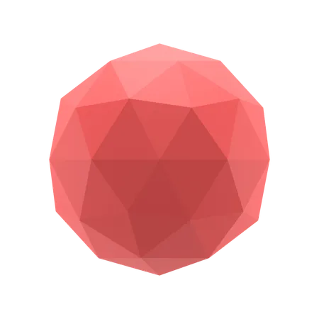 Orthographic Icosphere  3D Icon
