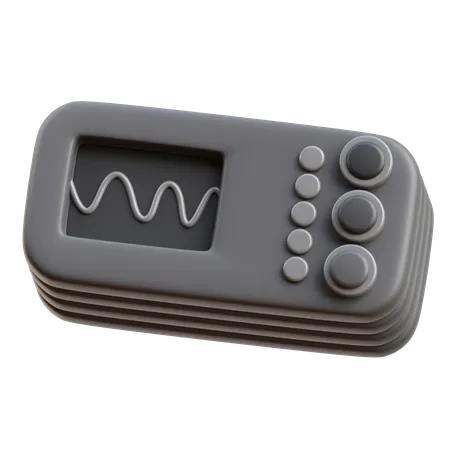 Oscilloscope  3D Icon