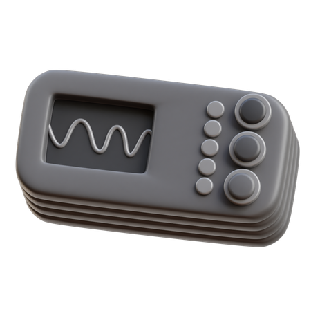 Oscilloscope  3D Icon