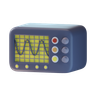 3d oscilloscope emoji