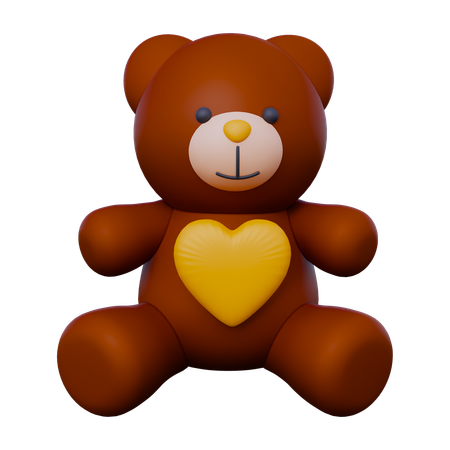 Juguete del oso de peluche  3D Icon