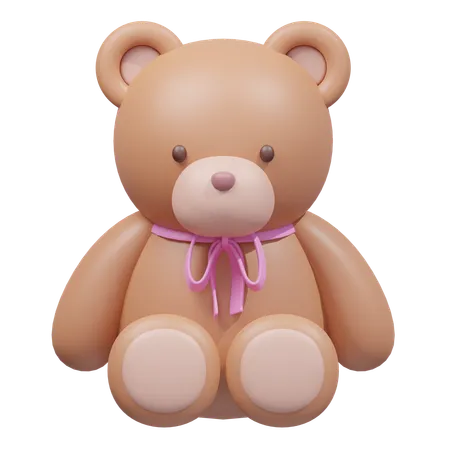 Oso de peluche  3D Icon