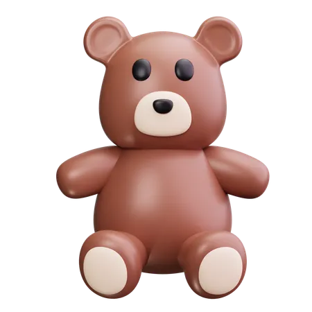 Oso de peluche  3D Icon