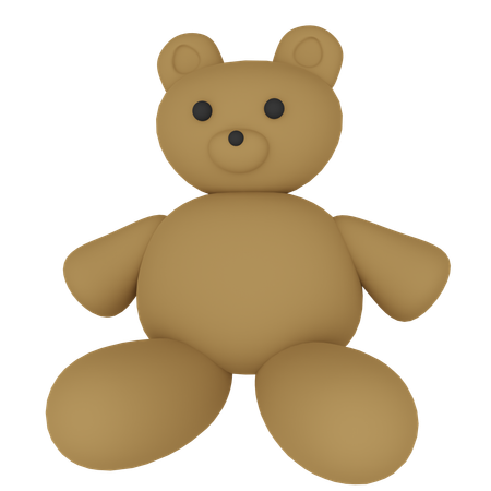 Oso de peluche  3D Icon