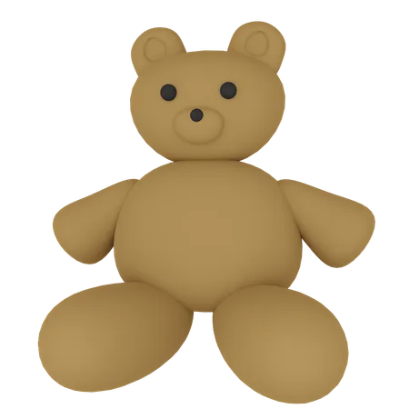 Oso de peluche  3D Icon