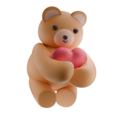 Oso de peluche  3D Icon