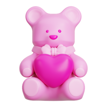 Oso de peluche  3D Icon