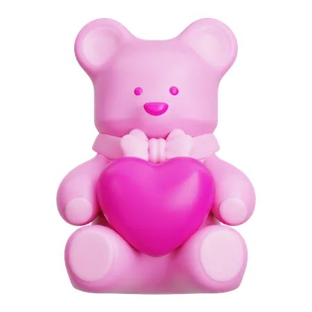 Oso de peluche  3D Icon