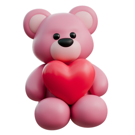 Oso de peluche  3D Icon