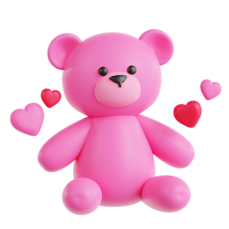 Oso de peluche  3D Icon