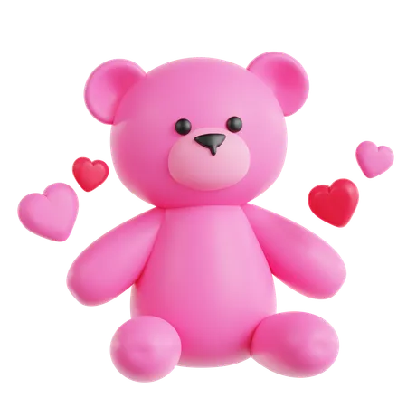 Oso de peluche  3D Icon