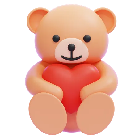 Oso de peluche  3D Icon