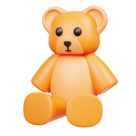 Oso de peluche  3D Icon