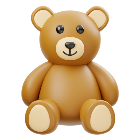Juguete del oso de peluche  3D Icon