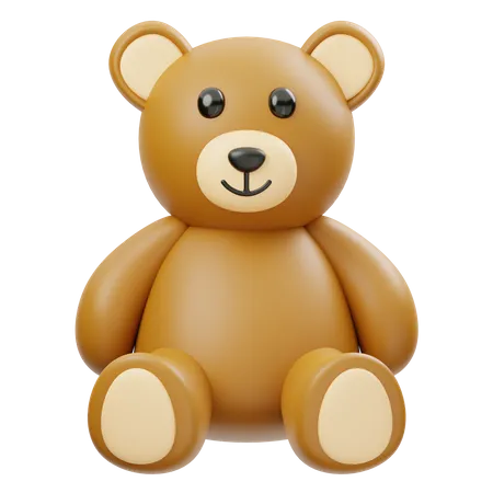 Juguete del oso de peluche  3D Icon