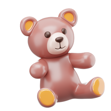 Juguete del oso de peluche  3D Icon