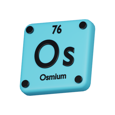 Ósmio  3D Icon