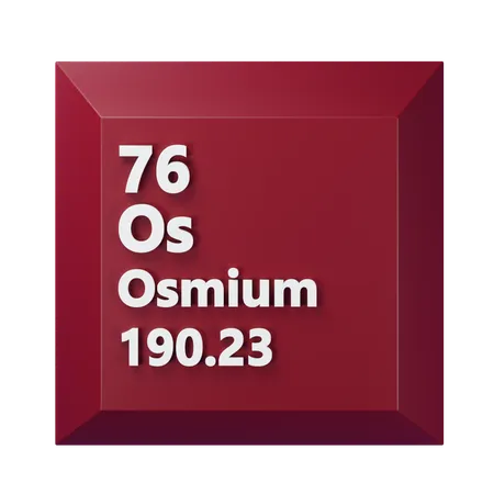 Osmium  3D Icon