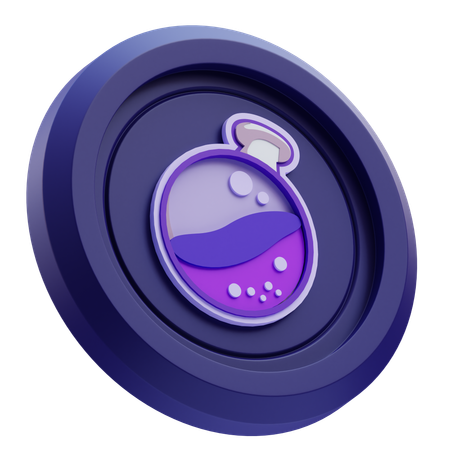 Osmosis Cryptocurrency  3D Icon