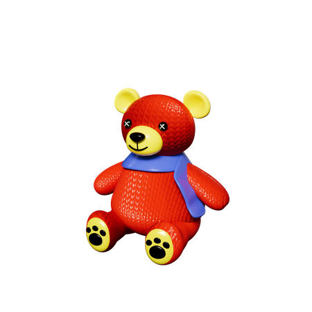 Oso de peluche  3D Icon