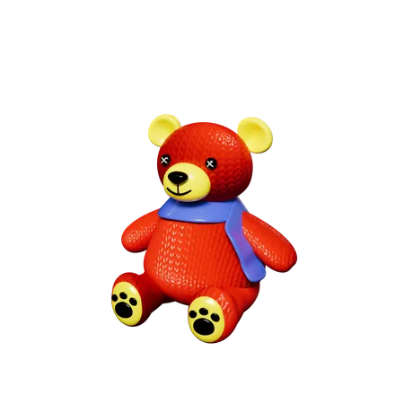 Oso de peluche  3D Icon