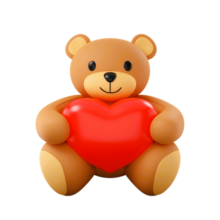 Oso de peluche  3D Icon