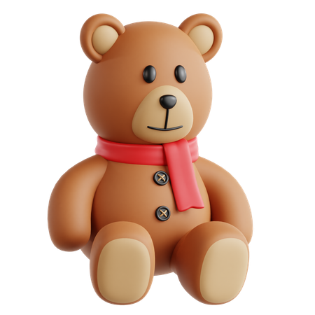 Oso de peluche  3D Icon