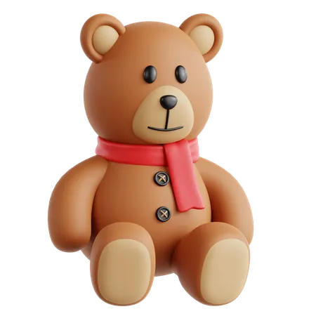 Oso de peluche  3D Icon