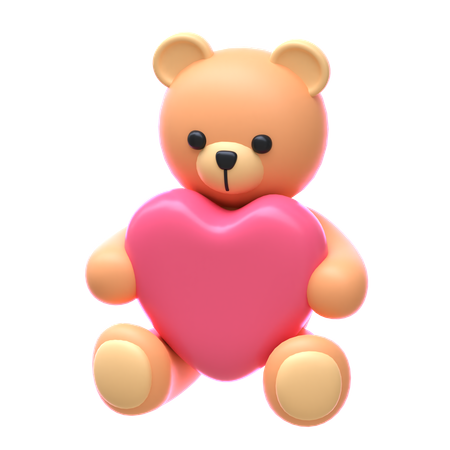 Oso de peluche  3D Icon