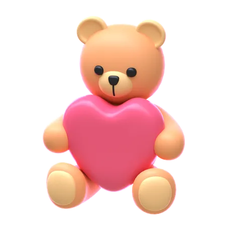 Oso de peluche  3D Icon