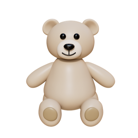 Oso de peluche  3D Icon