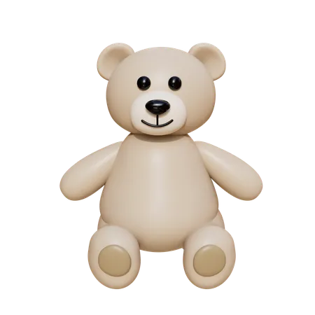 Oso de peluche  3D Icon