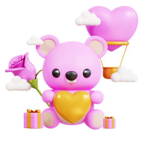 Oso de peluche  3D Icon