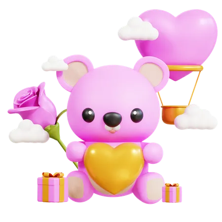 Oso de peluche  3D Icon