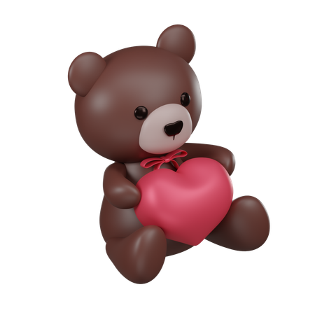 Oso de peluche  3D Icon