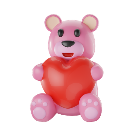 Oso de peluche  3D Icon