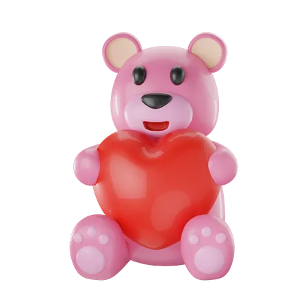 Oso de peluche  3D Icon