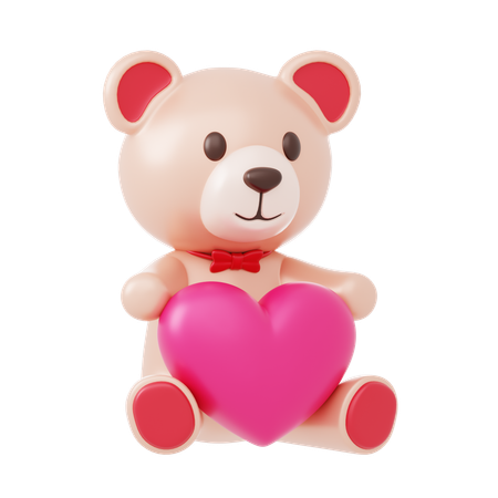 Oso de peluche  3D Icon