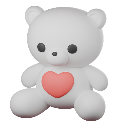 Oso de peluche  3D Icon