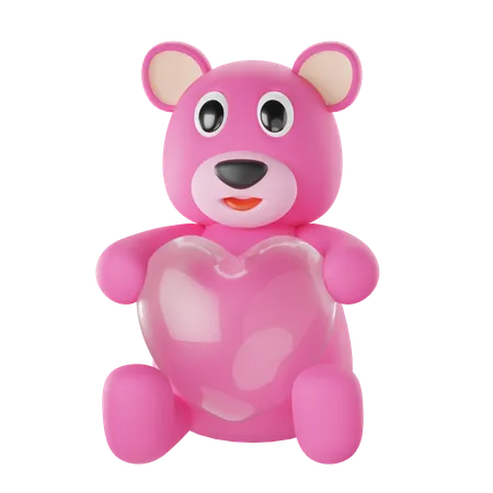 Oso de peluche  3D Icon