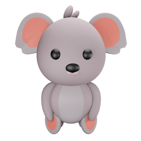 Oso koala  3D Illustration
