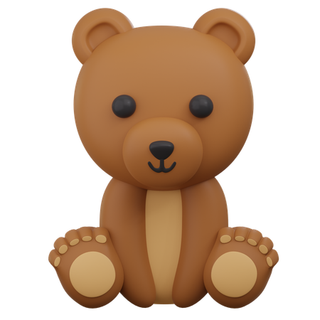 Oso lindo  3D Icon