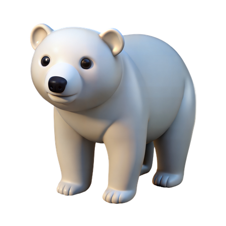 Oso polar  3D Icon