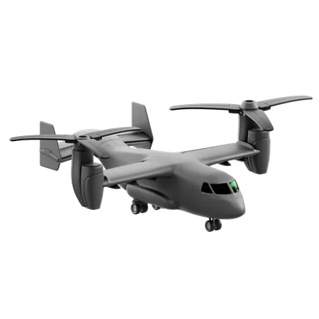 Osprey airplane  3D Icon