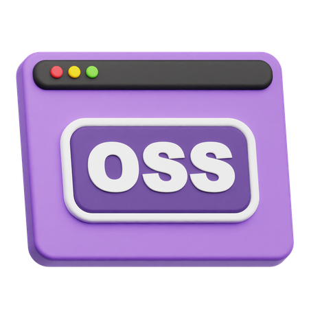 Oss Website  3D Icon